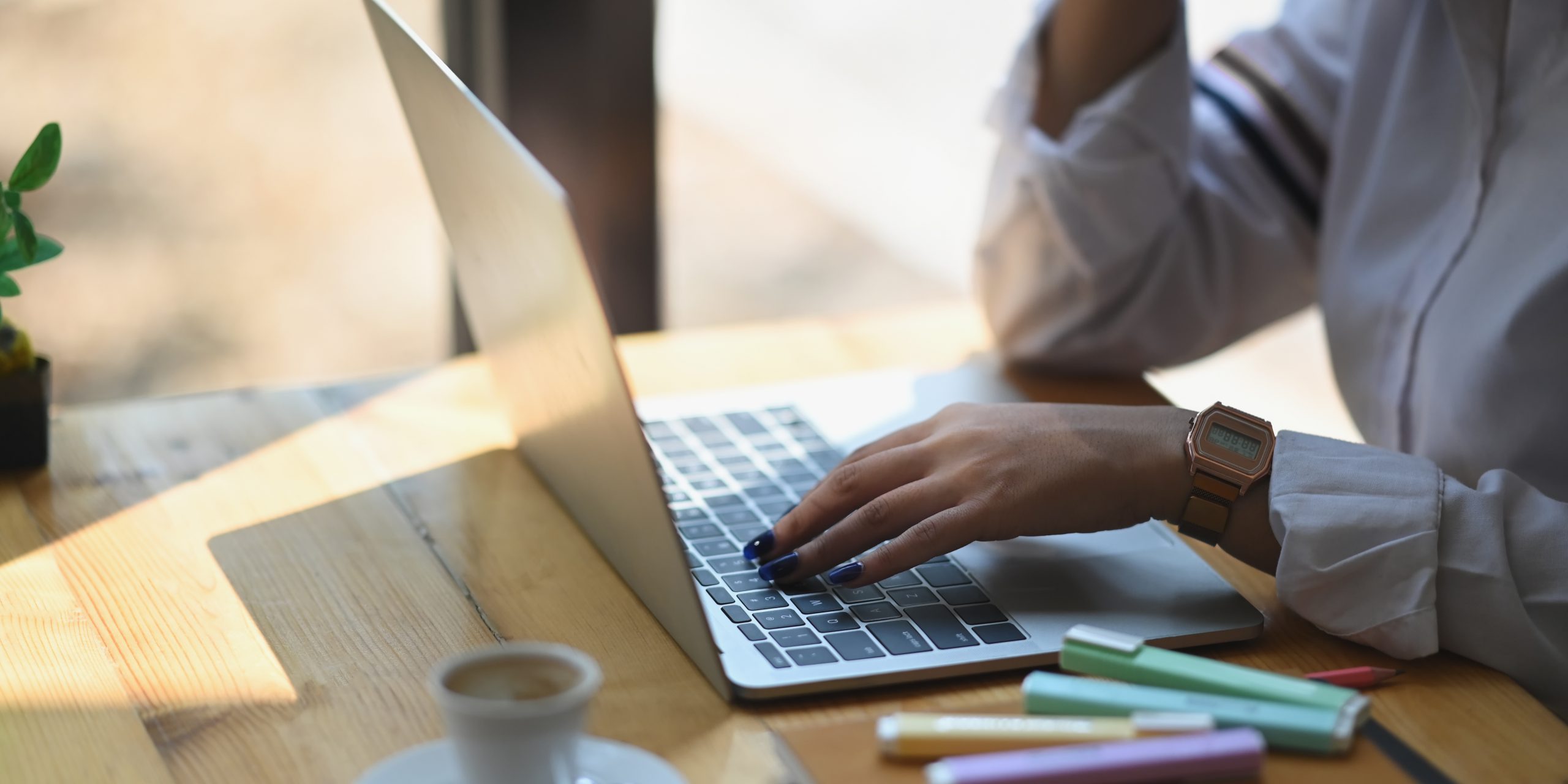 Person on computer